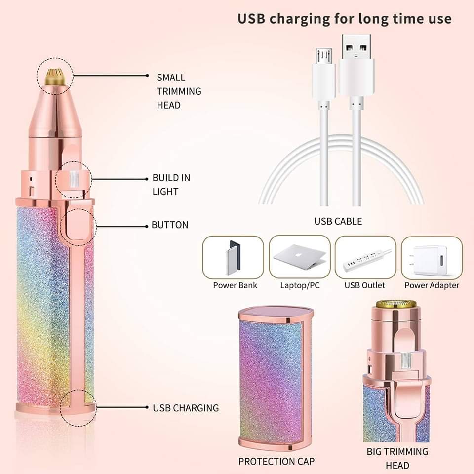 Ladies trimmer hair remover